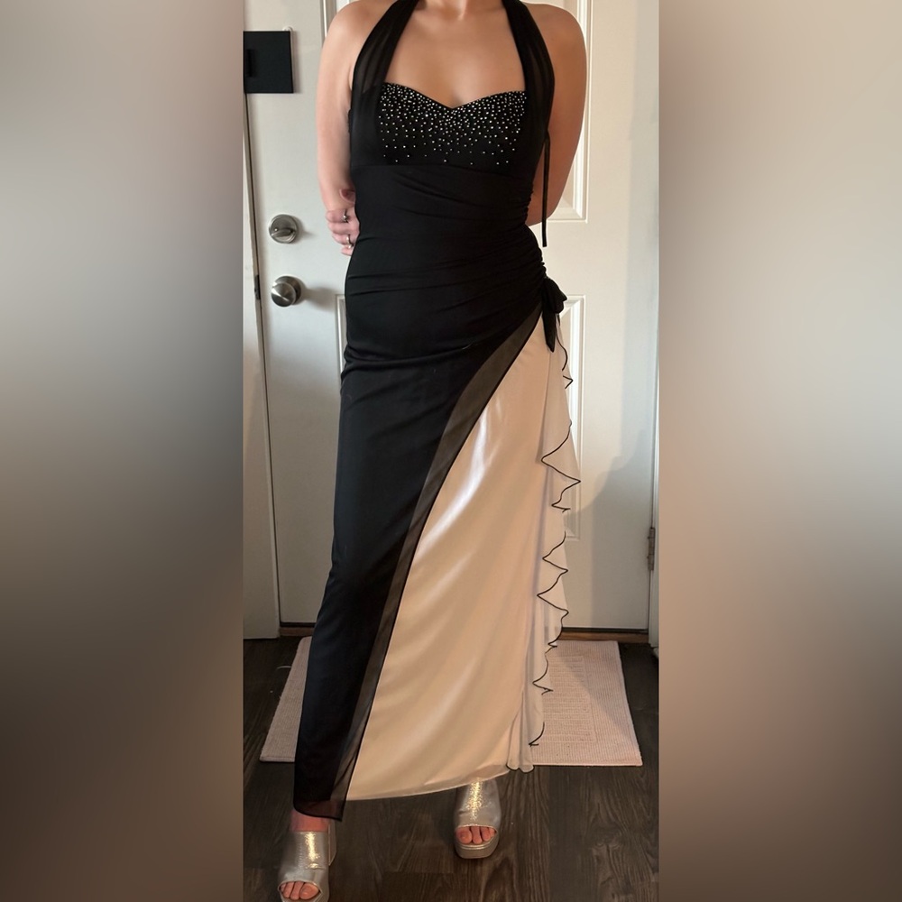Black and White Formal Dress